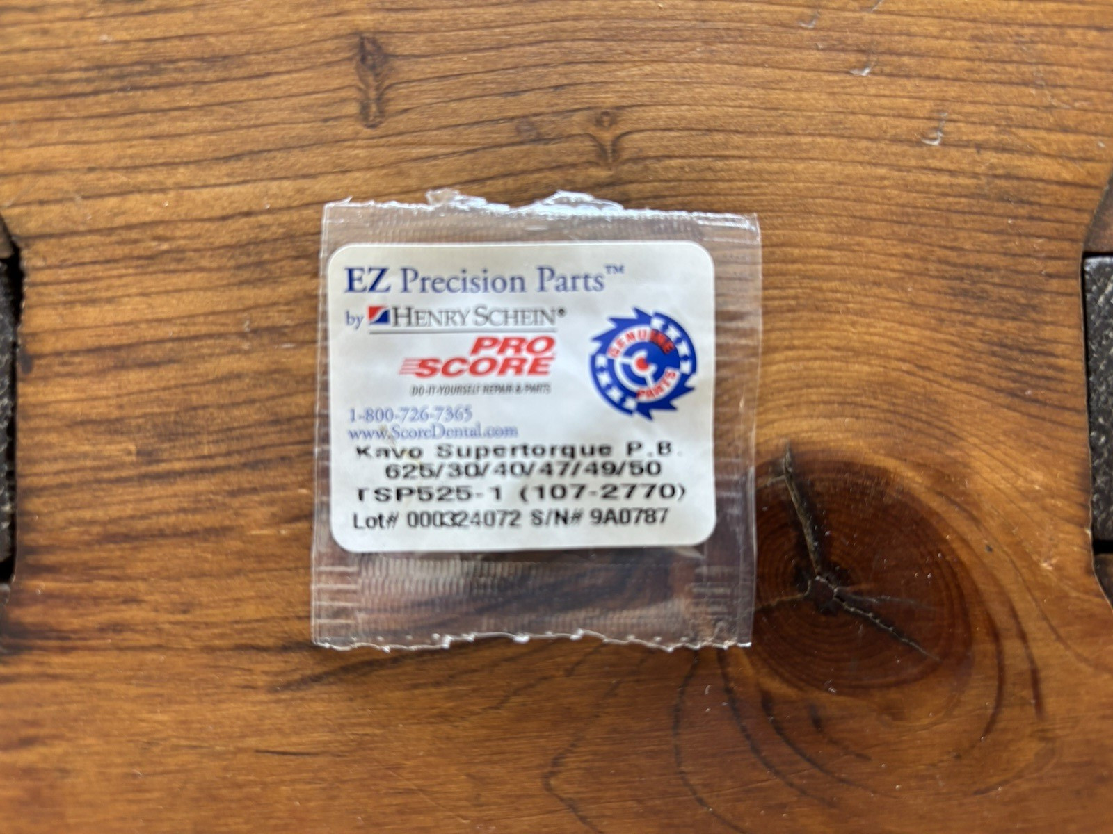 Henry Schein TSP525-1 (107-2770) for KAVO 625-30-40-47-49-50 Supertorque