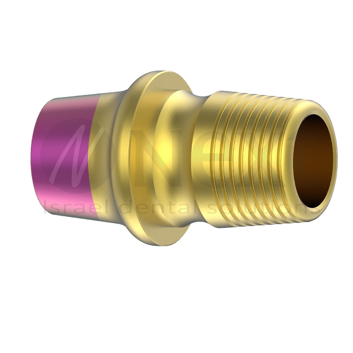 LOTx5 Abutment T-Base CAD/CAM MIS conical C1 V3 SP fit NON HEX 1.5 mm colored