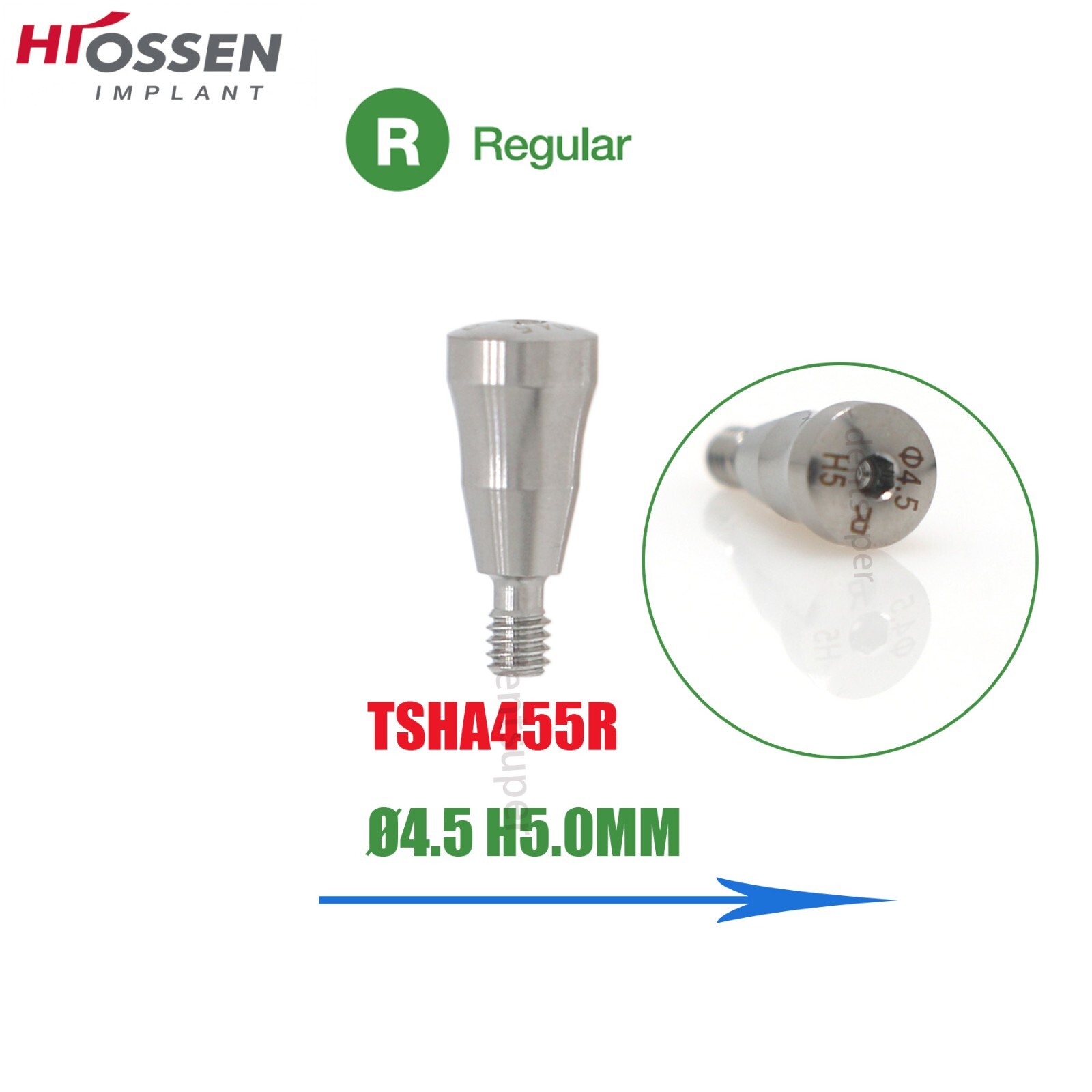 US Dental Healing Abutment Cap Driver Mini Regular Platform Fit Osstem & Hiossen