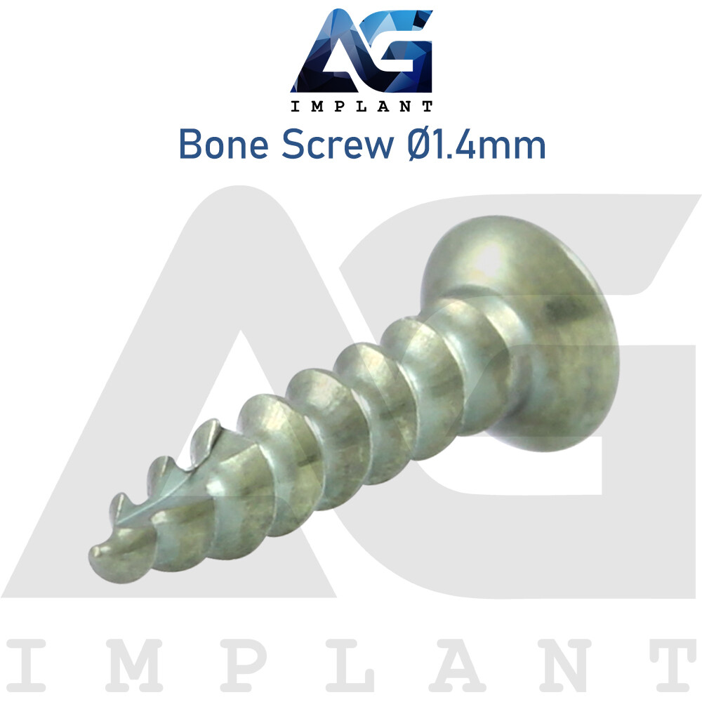 10 Titanium Screw Ø1.4mm Guided Regeneration GBR Dental Membrane Fix System