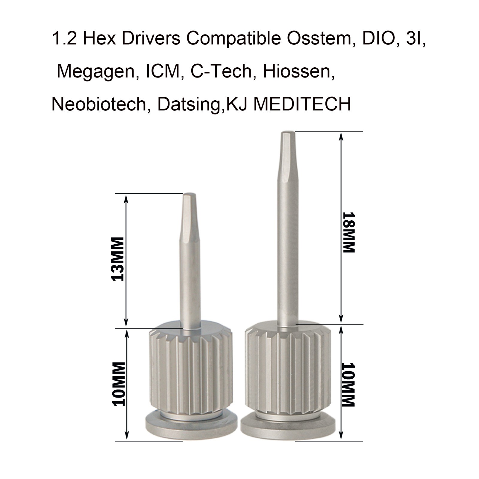 US Implant Bone Profiler Kit Guide Screw Removal Drill &1.2mm driver For Hiossen