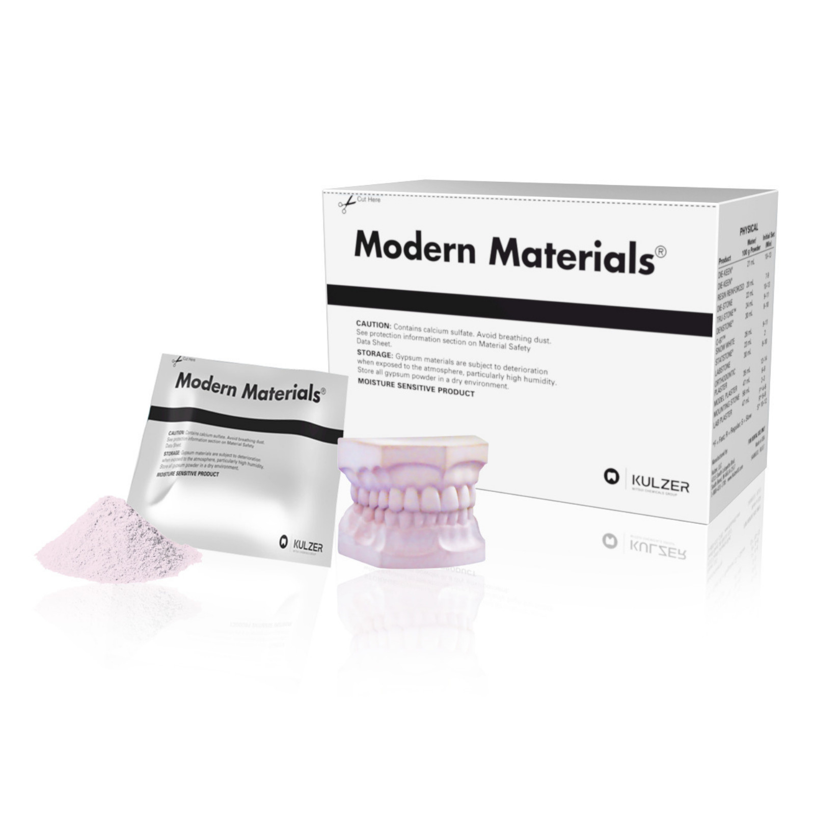 Kulzer 50046865 Modern Materials StatStone Packets 24/Pk 120gm EXP Mar 2027
