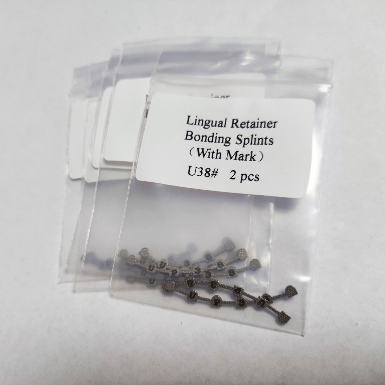10 Packs 20Pcs Orthodontics U38 Lingual Retainer Mesh Base With Mark 2pcs/pack