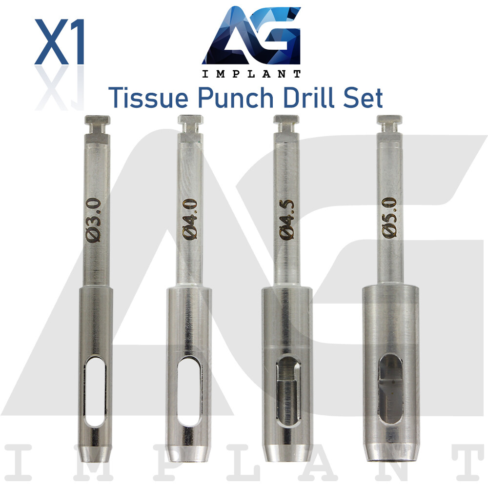 Tissue Tissue Punch Drills Set External Irrigation Surgical Tools Dental