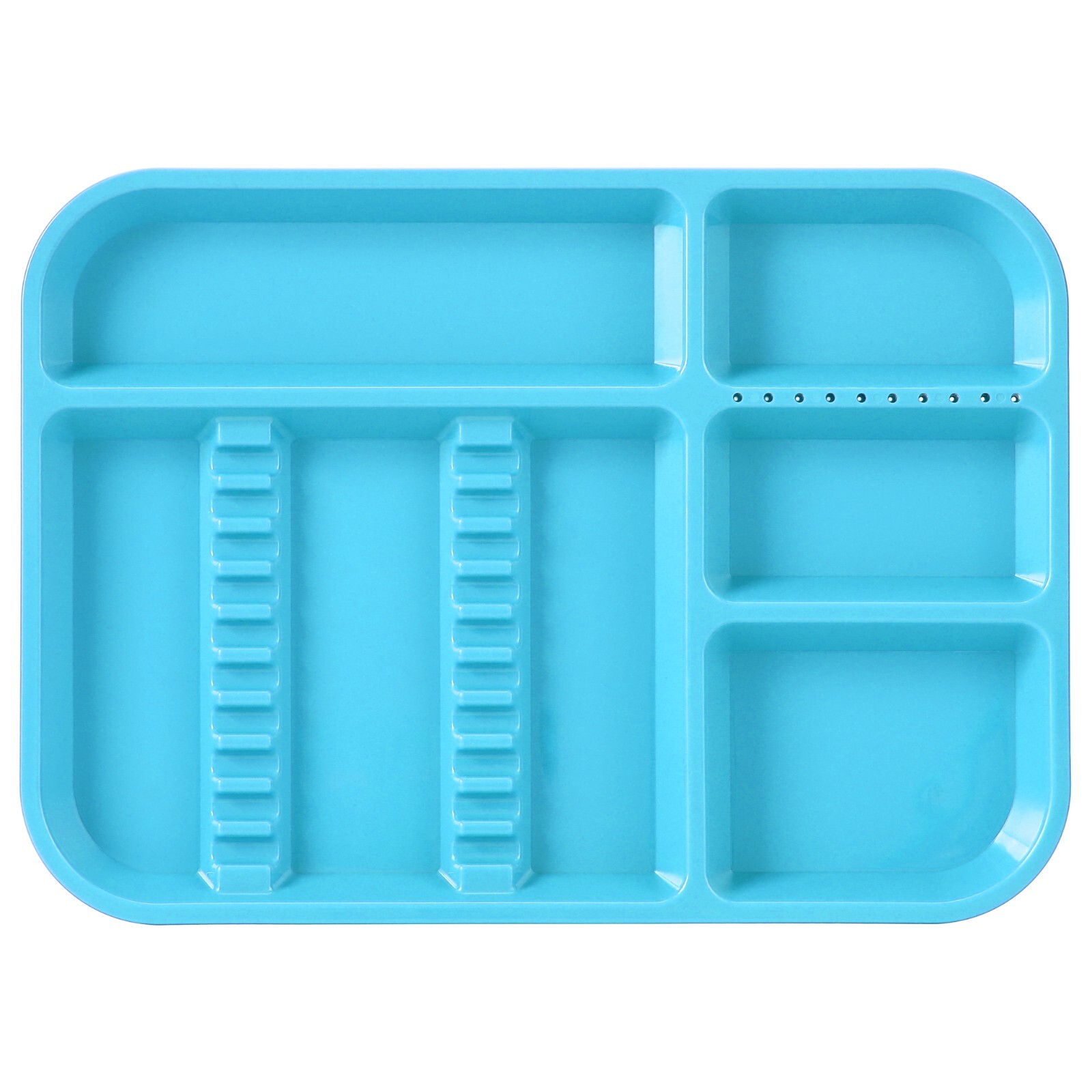 JMU Dental Divided Tray Autoclave Instrument Set Up Trays Plastic 13.38″ X 9.63″