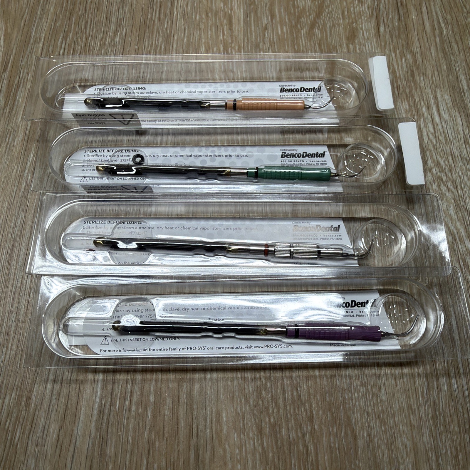 4 Benco Dental Pro-Sys Professional Ultrasonic Insert 5364-456 429 474 492 30k