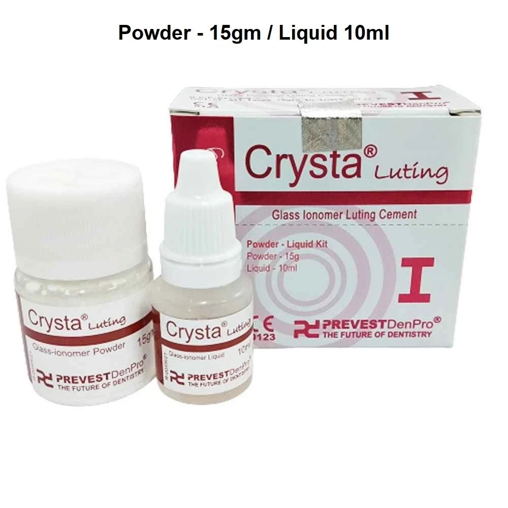 CRYSTA 1 Cement for Dental Use Translucent Fine Particle Glass Ionomer Luting FS