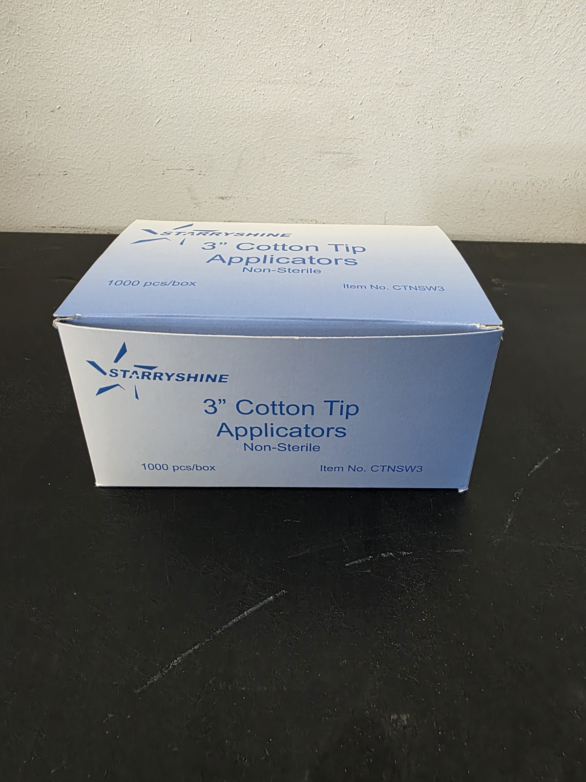 Starryshine 3″ Cotton Tip Applicators – 1000 (10 x 100) Dental Wood Sticks