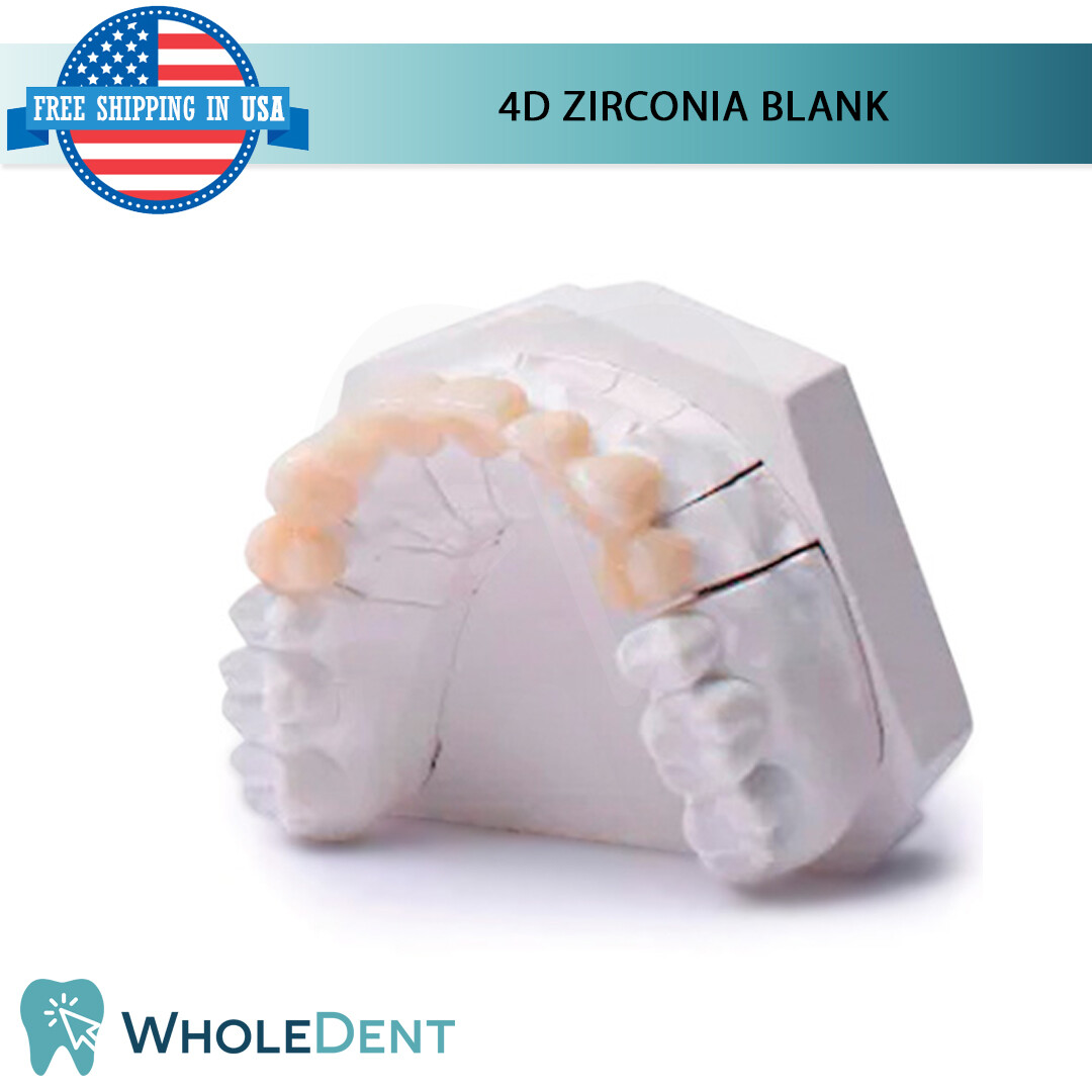 4D Zirconia Blank Dental Lab Multilayer Zirconium Aesthetic Restoration Shades
