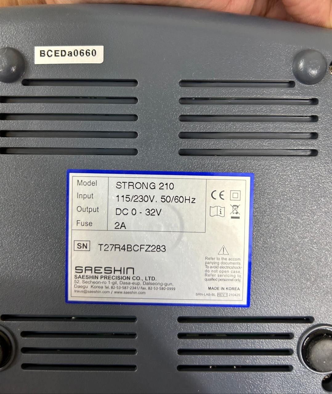 Original Saeshin Strong 210/H350 (40,000rpm) motor (110V/220V) Made in Korea