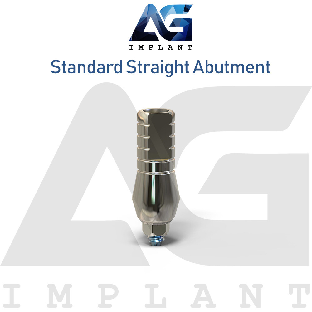 Standard Straight Aesthetic Titanium For Prosthetic System Int Hex 2.42mm