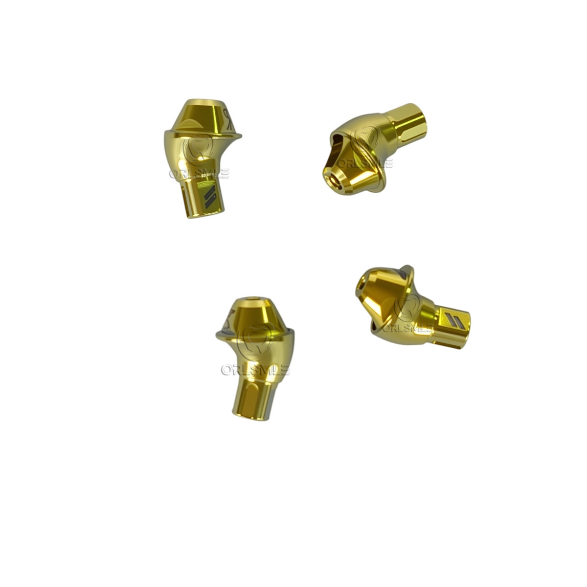5 pcs 17 degree Multi unit Angled abutment fit to Straumann ITI platform RC/NC