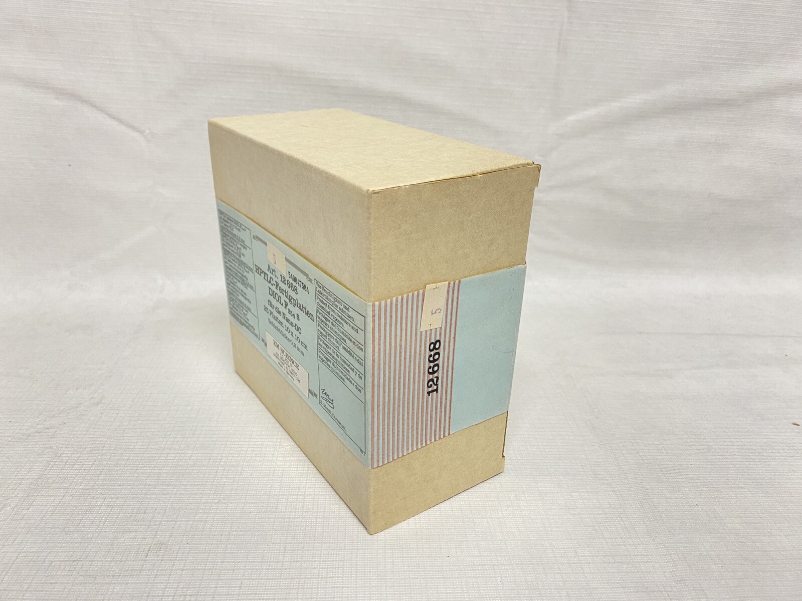 (25/Pk) EMD HPTLC Silica Gel 60 DIOL F254S 10x10cm Plate Sheets 12668