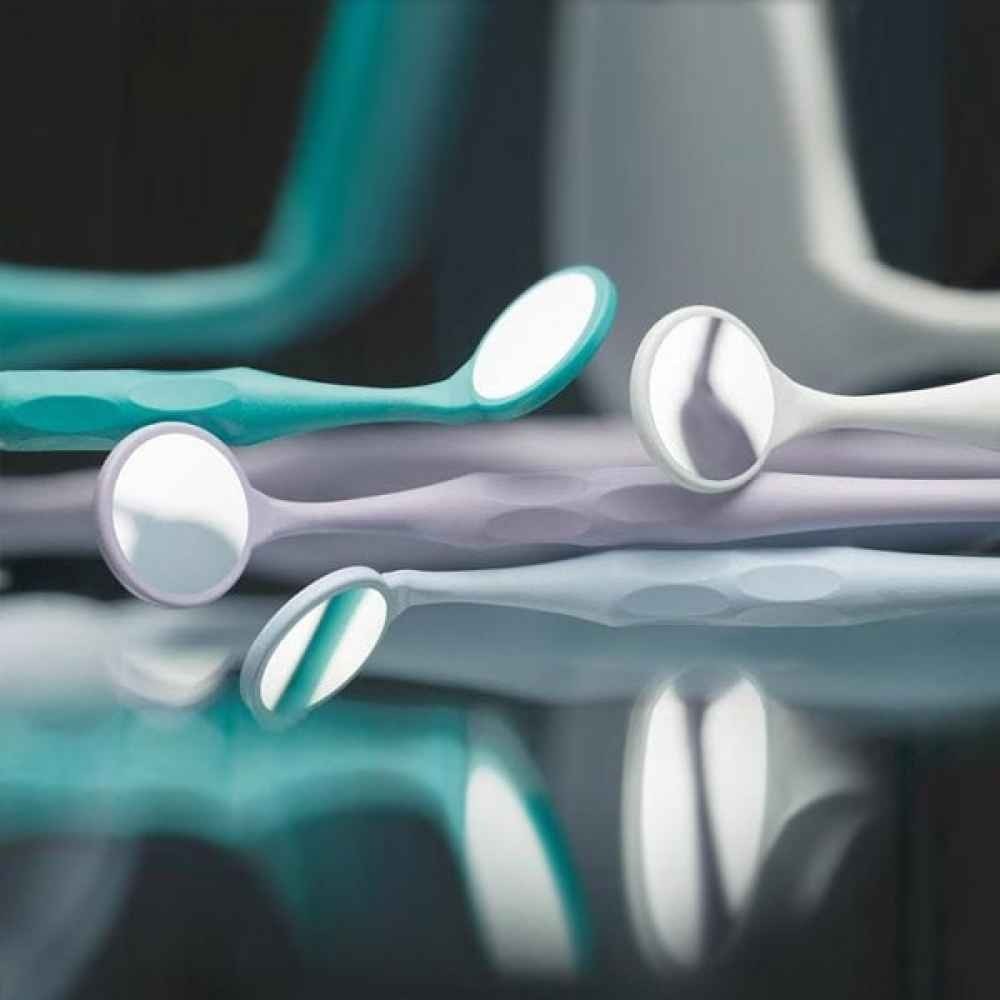 HAHNENKRATT DENTAL RELAX FS Rhodium Mouth Mirrors REF 7110-size 5 10 ASSORTMENT