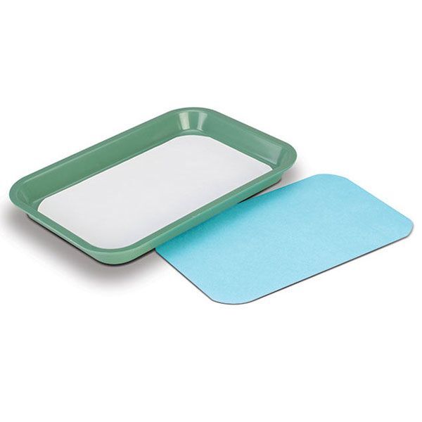 Plasdent 5″ x 8″ Mini-Tray “F”- WHITE Paper Tray Covers 1000/Pk