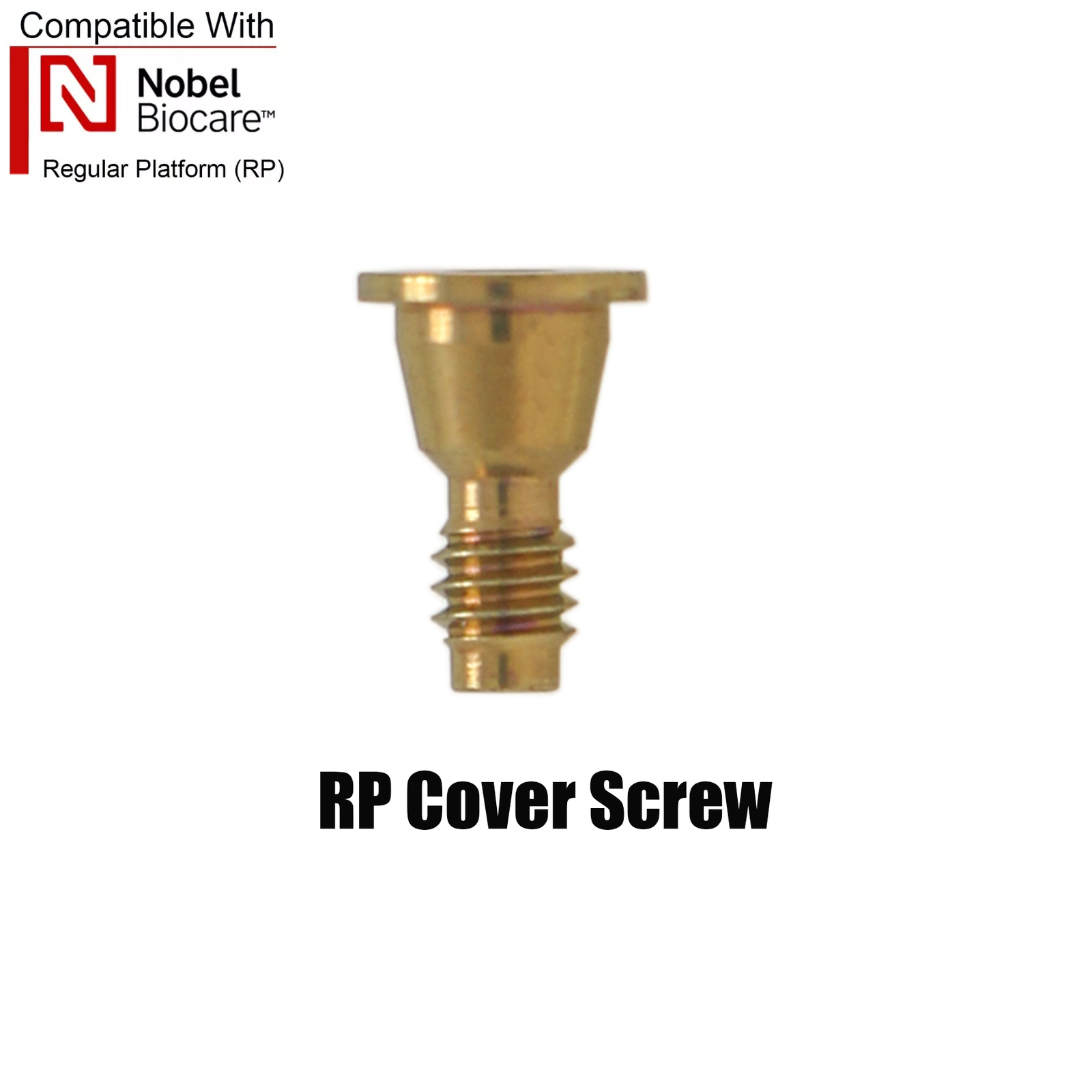 US Dental Fits Hiossen Nobel Cover Screw Cap R/M NP/RP for Oss Healing Abutment