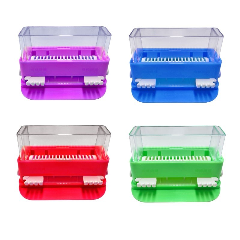 Dental Micro Applicator Dispenser Holder Container Disposable Brush Tips Case