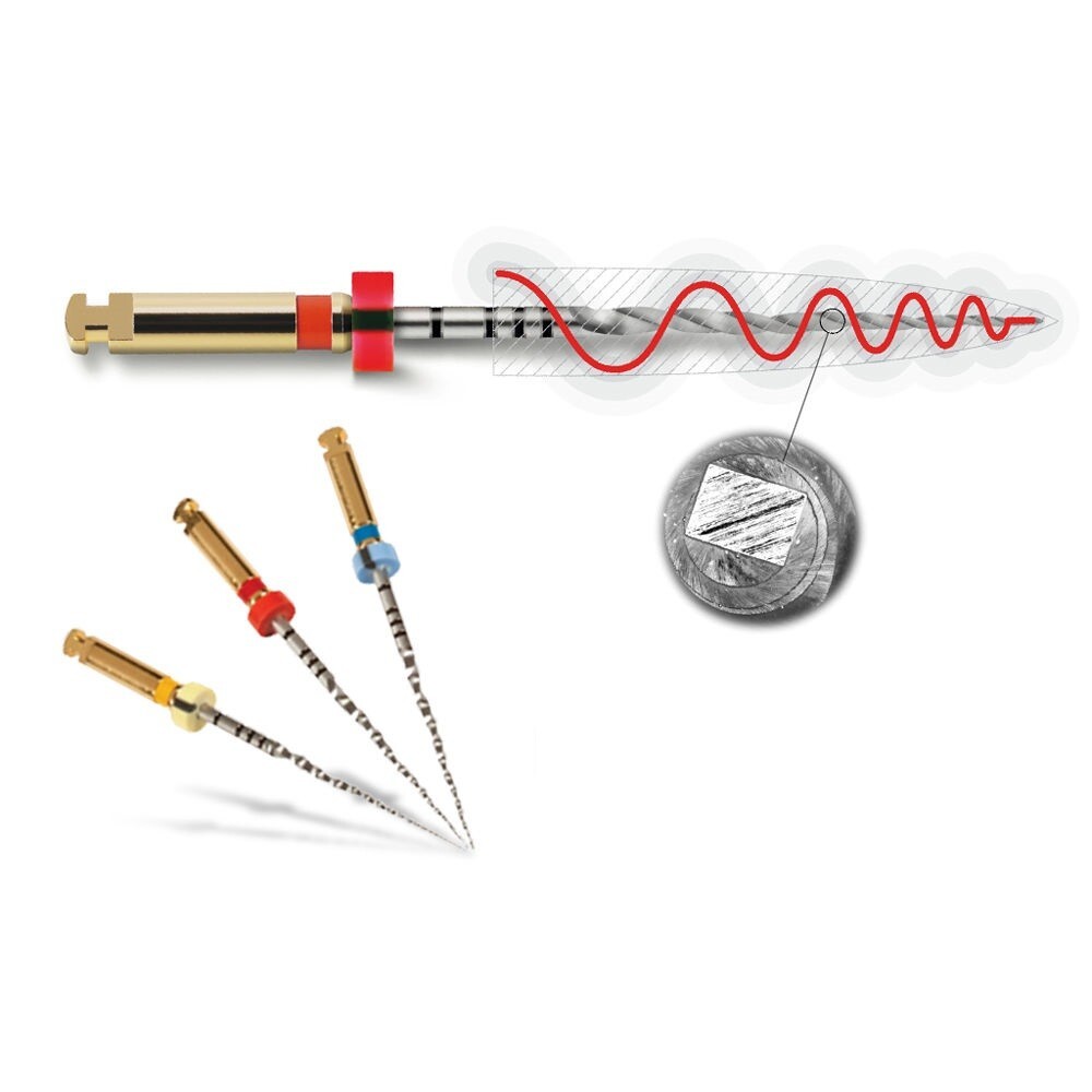 Dentsply Tulsa Protaper Next Dental Root Canal Assorted X1-X3 Files Endodontic