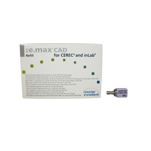 Vivadent 605344 IPS e.max CAD CEREC Blocks InLab LT BL2 C14 5/Pk