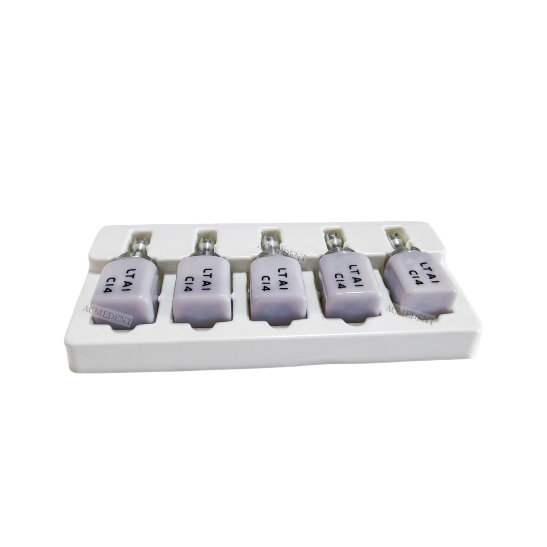 5 Pieces Dental Glass Ceramic Blocks CAD CAM Lithium Disilicate CEREC