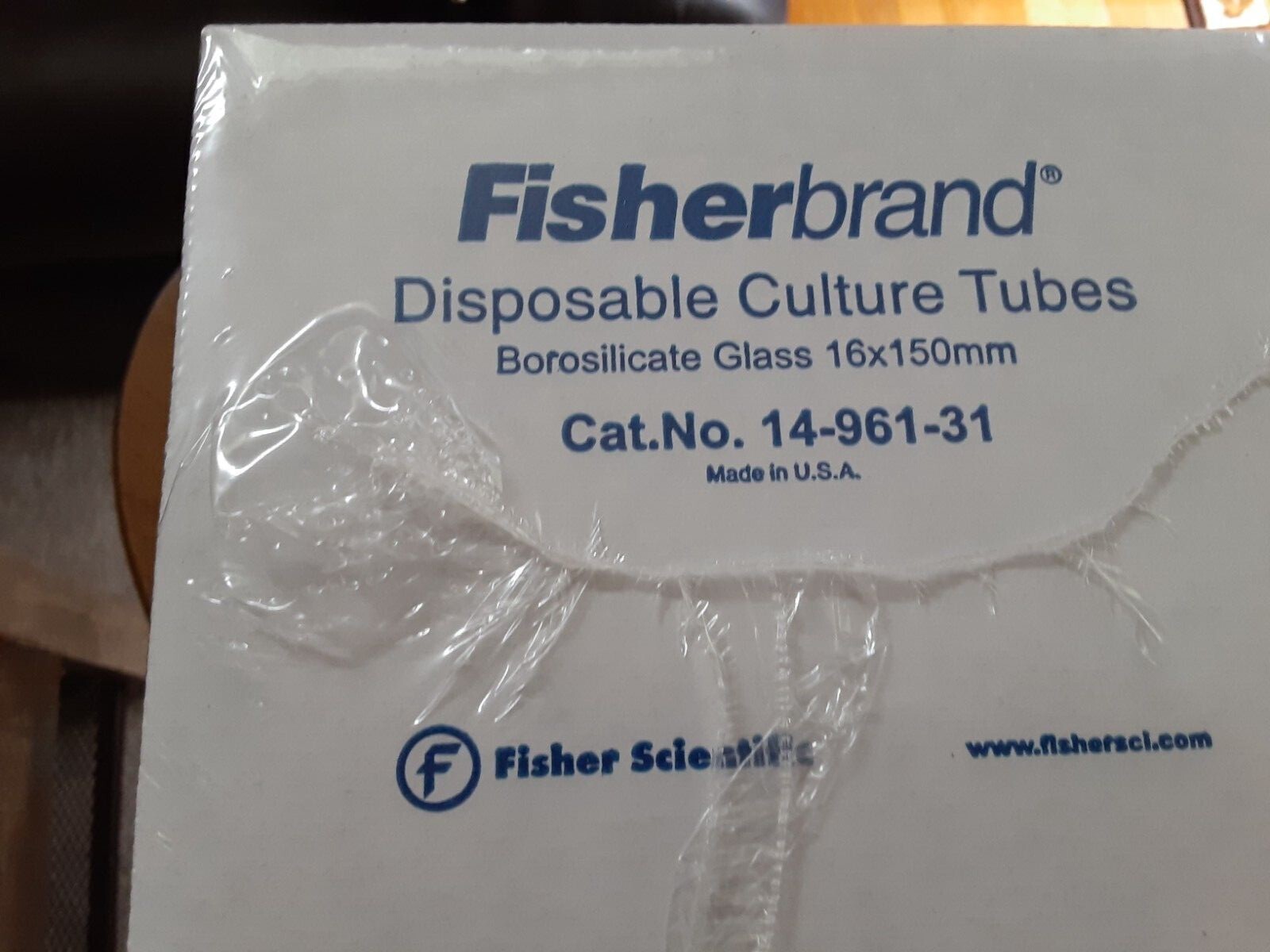 Fisherbrand 16×150 mm Borosilicate Glass Disposable Culture Tubes (80)14-961-31