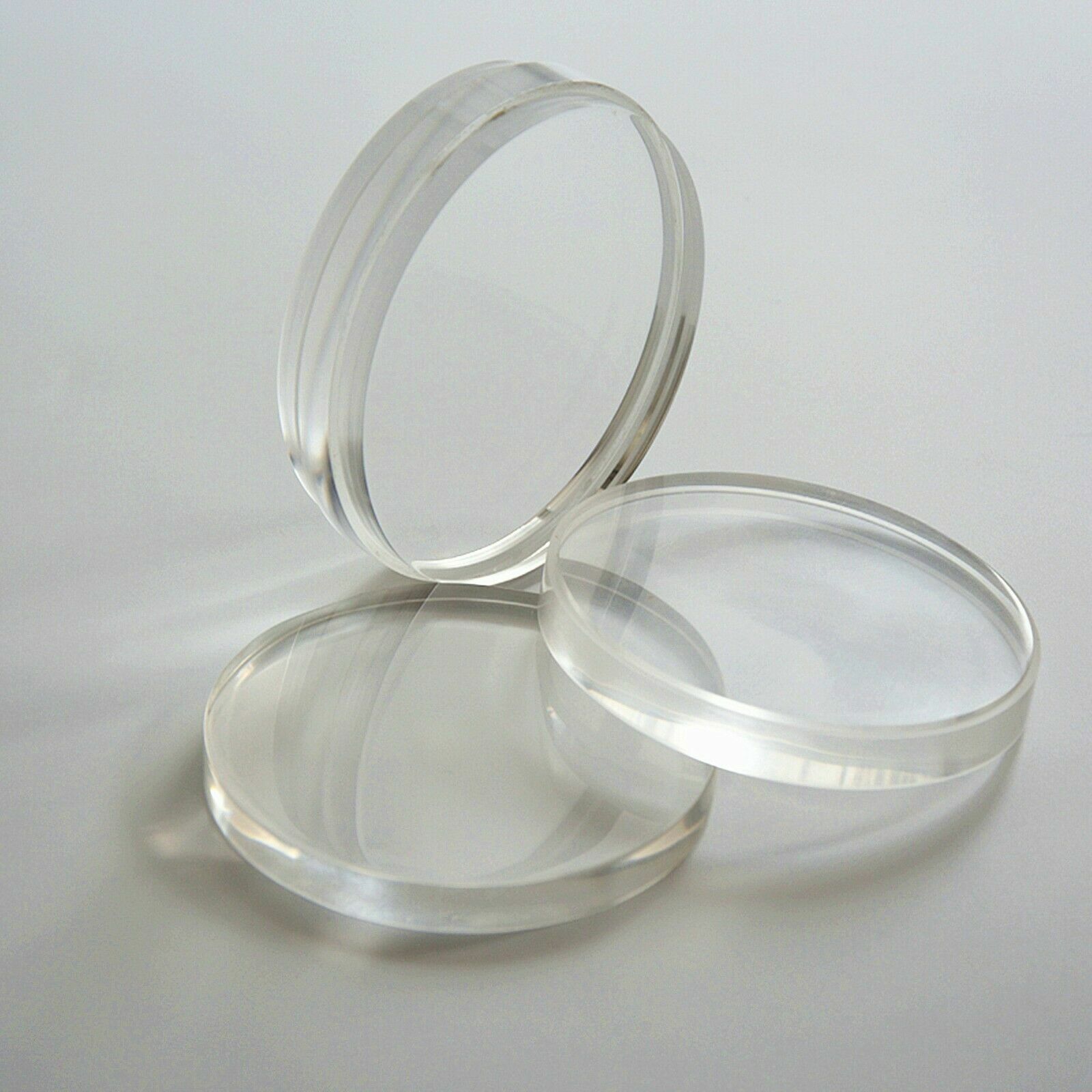 5Pcs Dental LAB PMMA Clear Blocks Disk Fit Wieland System Dental Lab 98*25mm