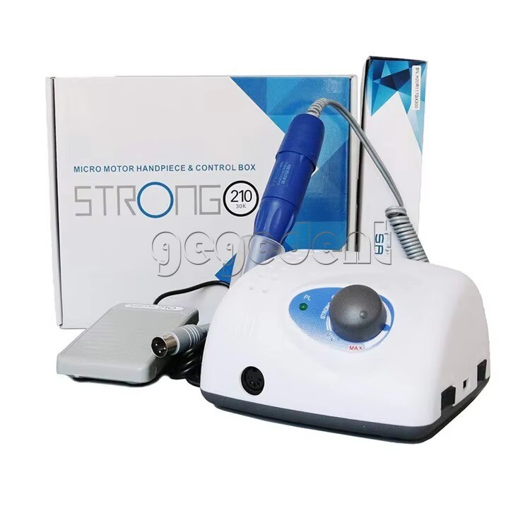 Dental Lab Micromotor Strong 210/105L 35K RPM Nail Art Manicure Pedicure Machine