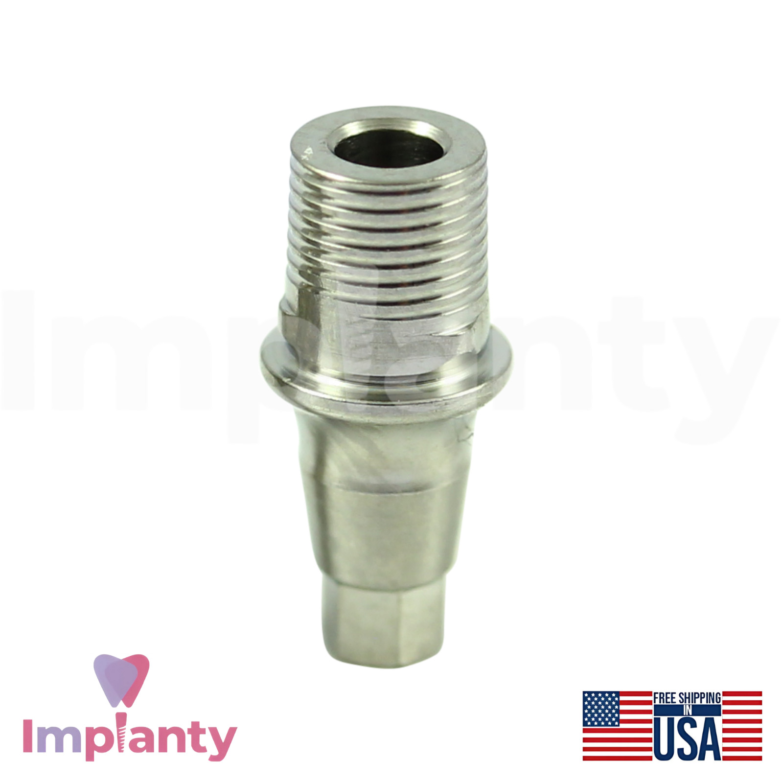 10x Neodent GM Compatible Titanium Base Ø4.5mm Prosthetic Grand Morse Connection