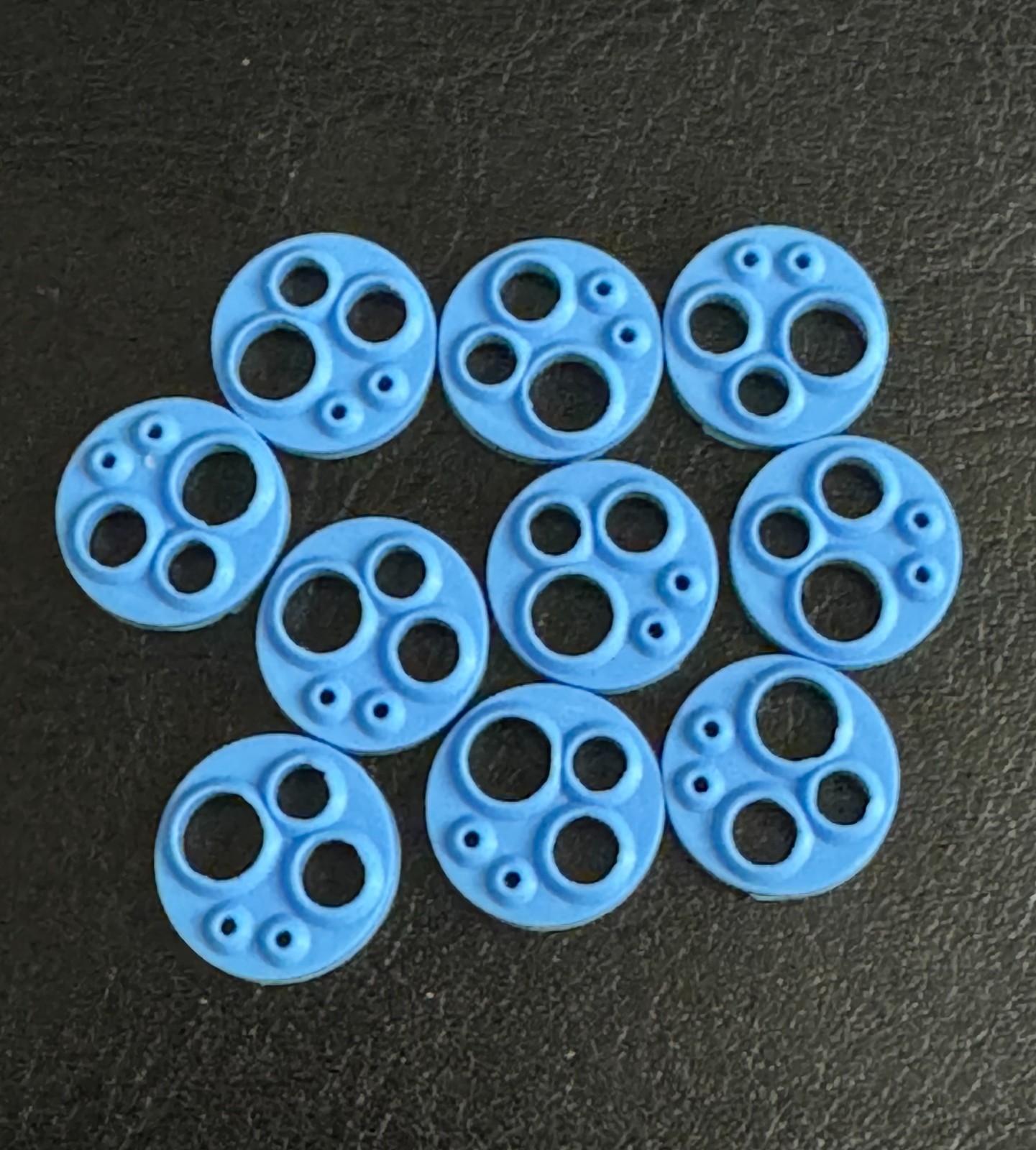 5 Hole Midwest Fiberoptic Handpiece Gasket Autoclavable USA made Qty 10 gaskets