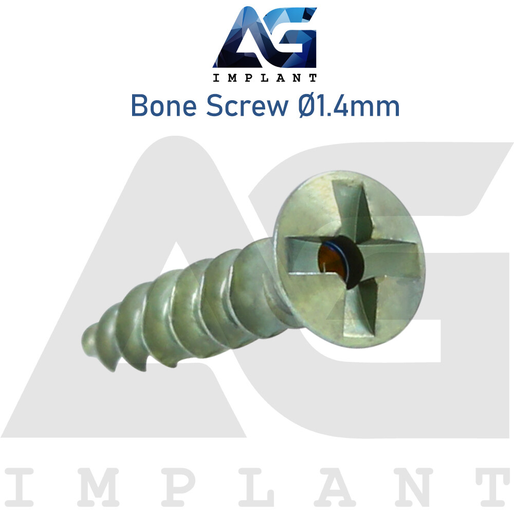 10 Titanium Screw Ø1.4mm Guided Regeneration GBR Dental Membrane Fix System