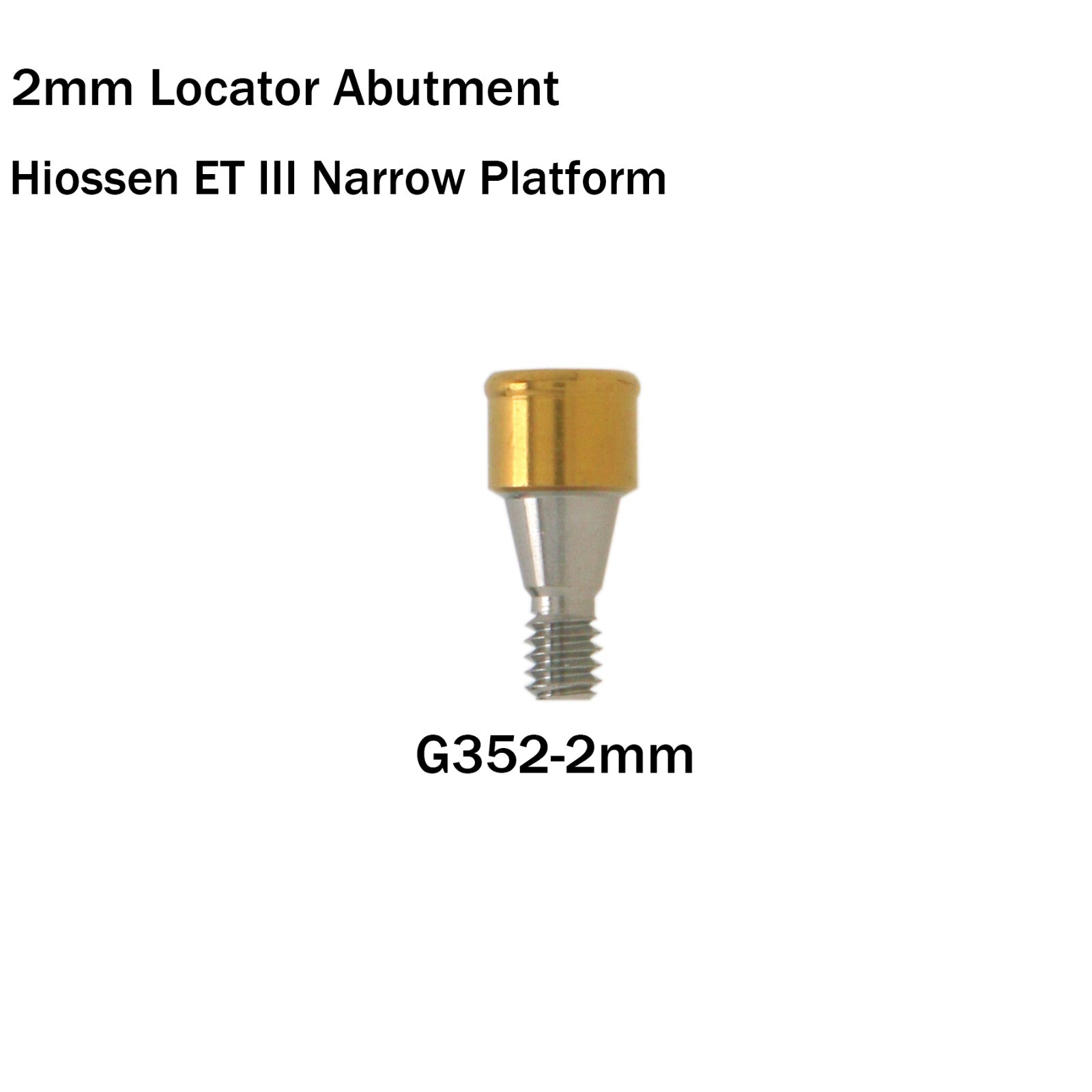 Dental Locat0r Attachments Abutment fits HIOSSEN Oss ET II/III SA Fixture M/R
