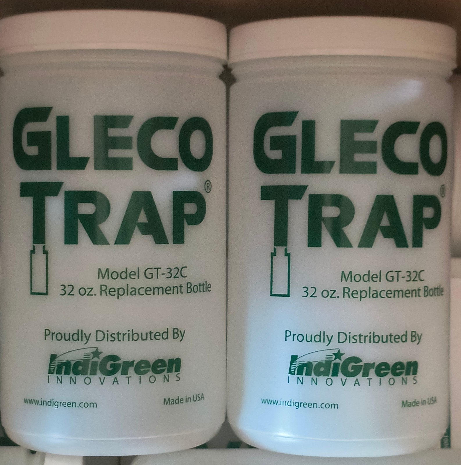 Gleco Trap GT-32C 32oz Replacement Bottles Plaster Dental Pottery Trap 11 Pack