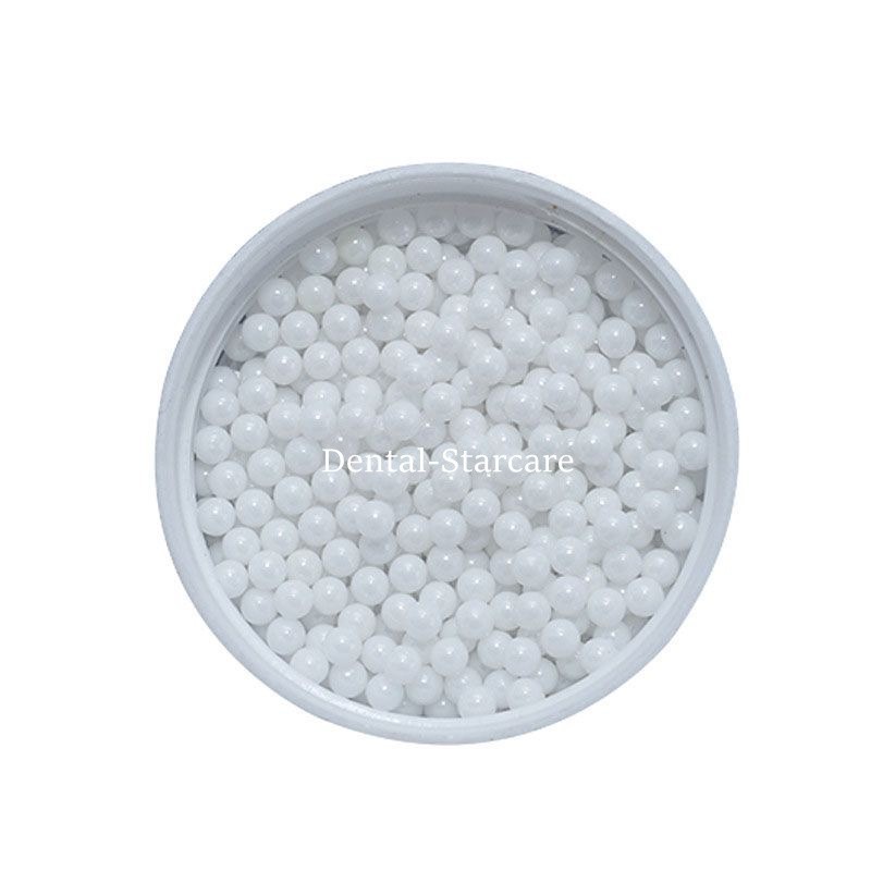 Dental Lab White Zirconia Sintering Beads Round 1mm/2mm Diameter 100g-1000g