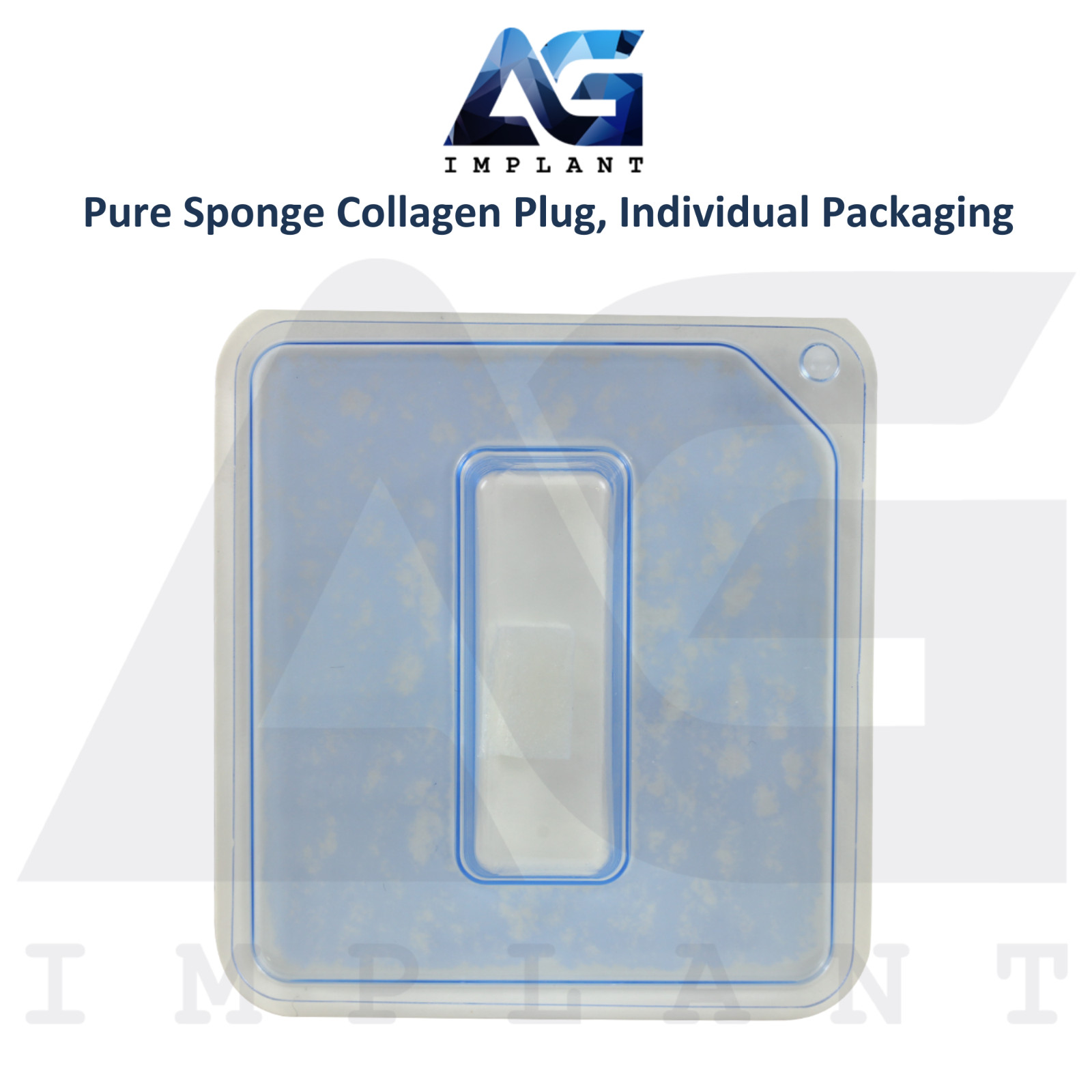 Dental Pure Collagen Sponges 10 Individually Packed Plugs Sterile Void Filling