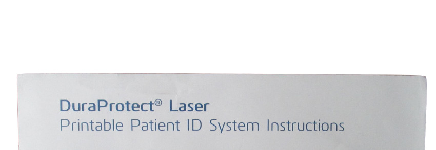 DuraProtect Adult Laser Printable Patient ID Wristband w/Extender 250 Count $425