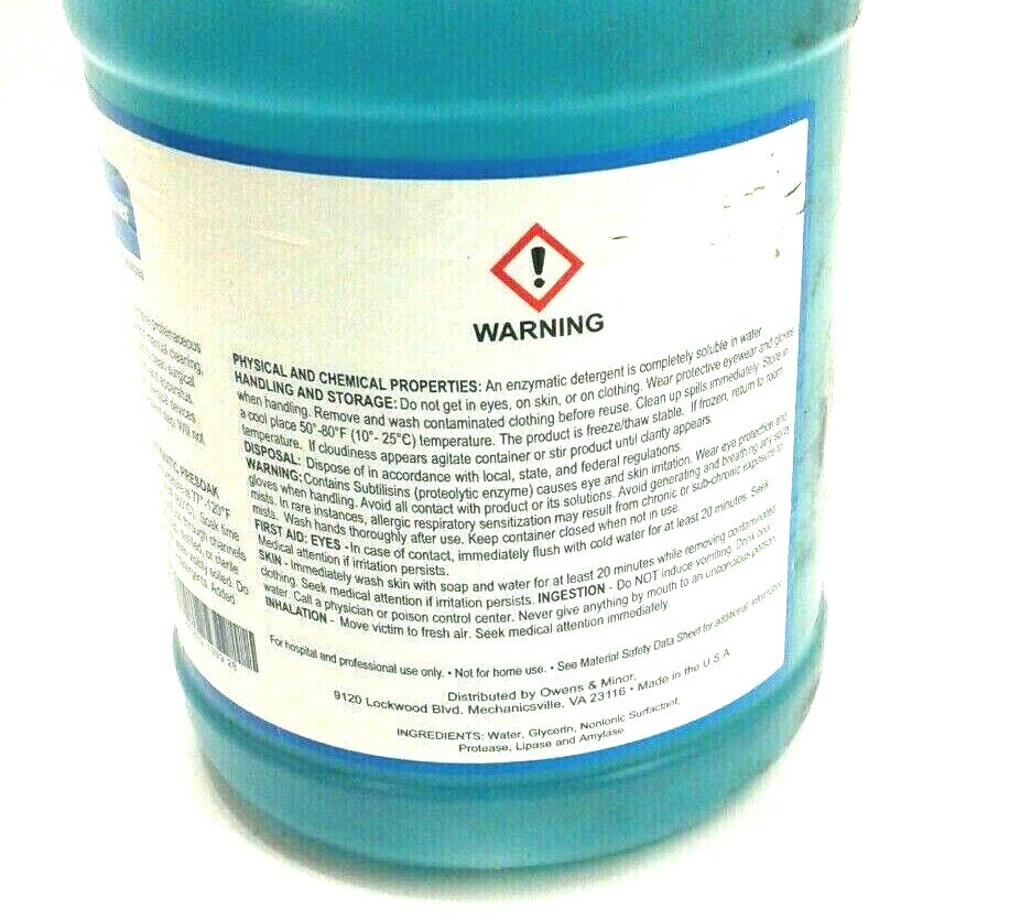 MediChoice ENZ001 Enzymatic Pre-Soak Cleaner 1 Gallon Exp. 03/22/2024
