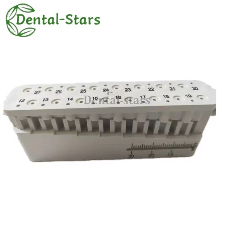 Dental Endo Measuring Block Endodontic File Holder Measuring Ruler Autoclavable