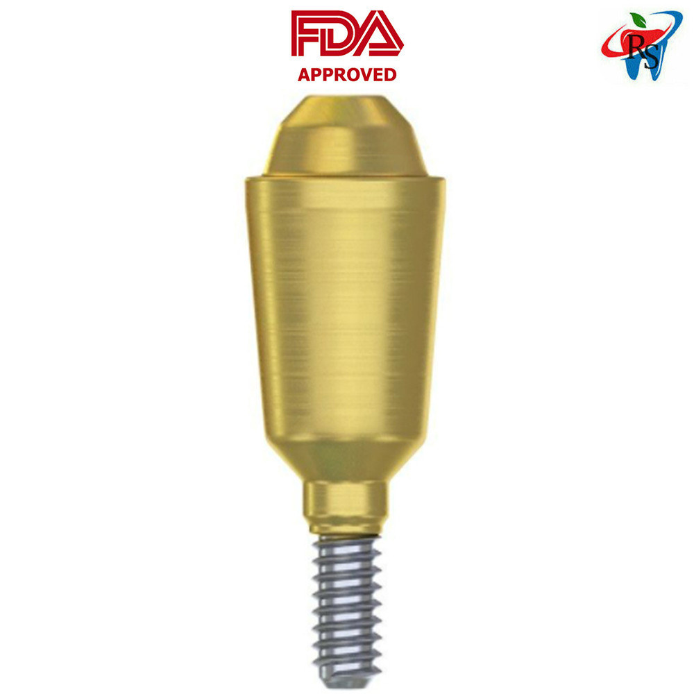 5x Set Dental Plastic Sleeve + Straight Multi-Unit 1.6 Standard Int Hex 2.42mm