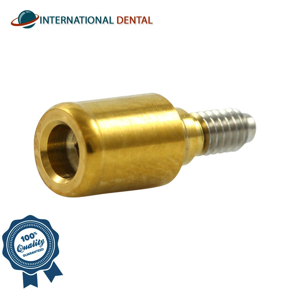Straight Lokator Attachment Kit Dental Fixture Int Hex 2.42mm Connection