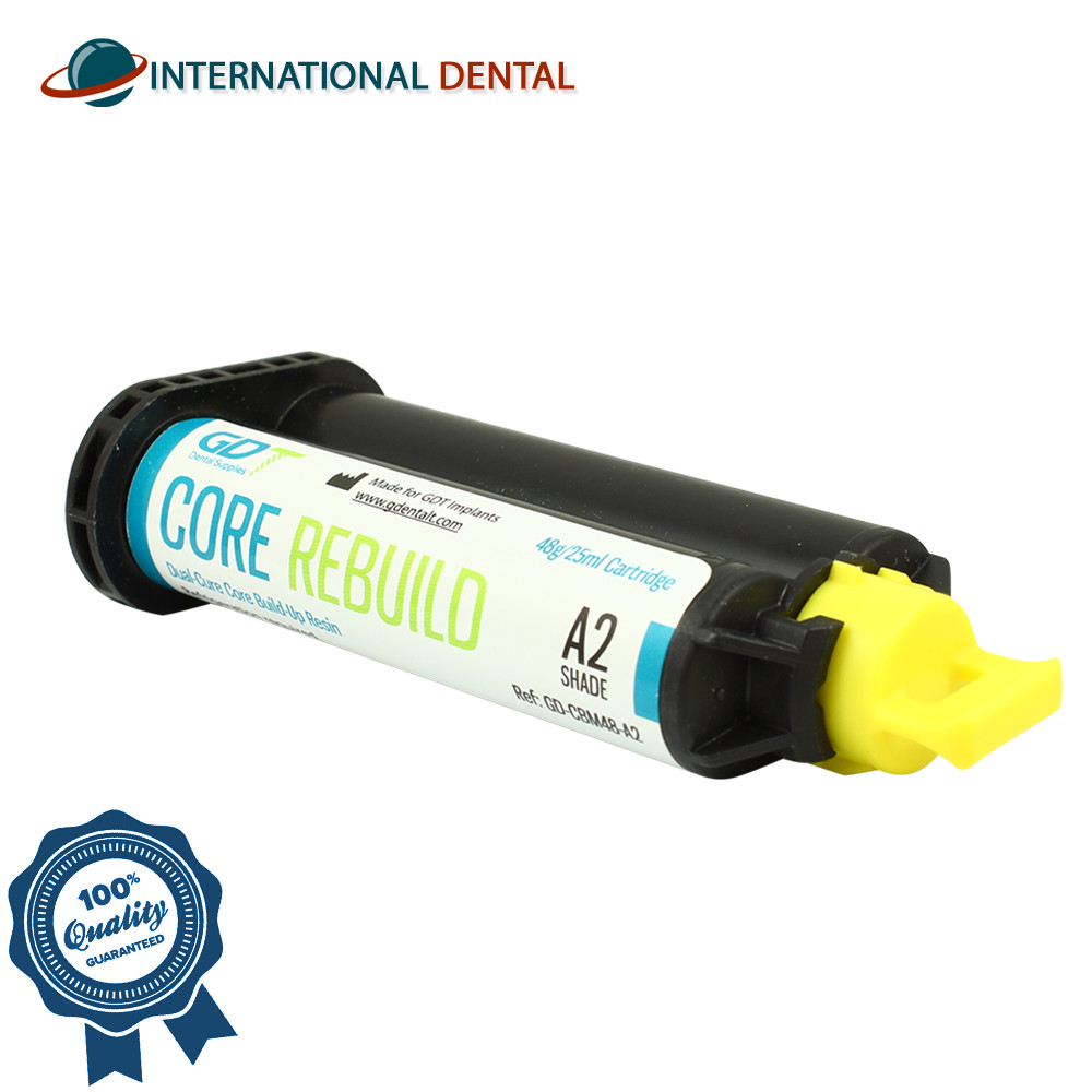 GDT Supplies Core Rebuild A2 Resin Dual-Cure Composite Material Cartridge 48g