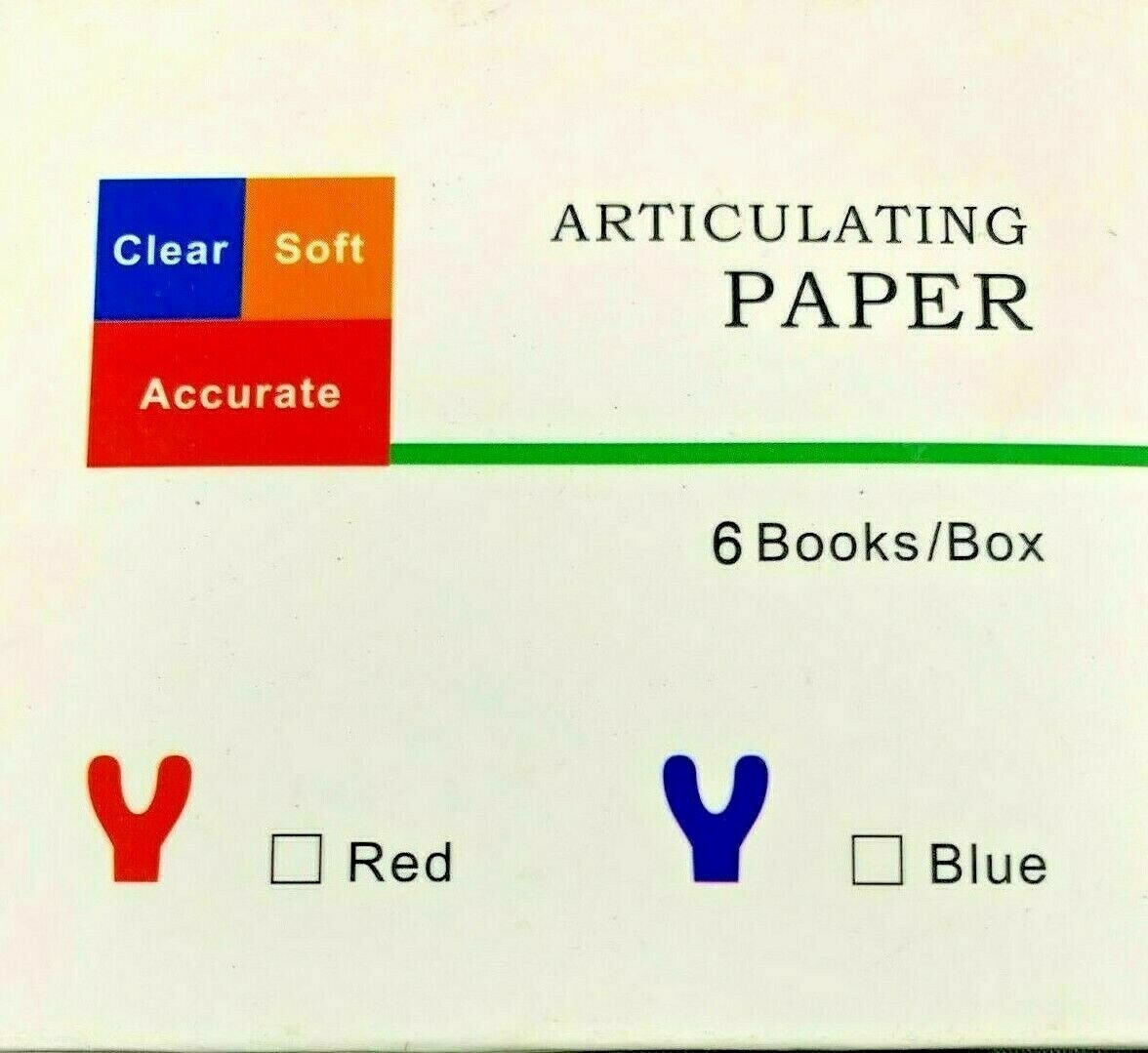 Articulating Paper Horseshoe Type Blue Red Combo 72Pcs x 6 Boxes