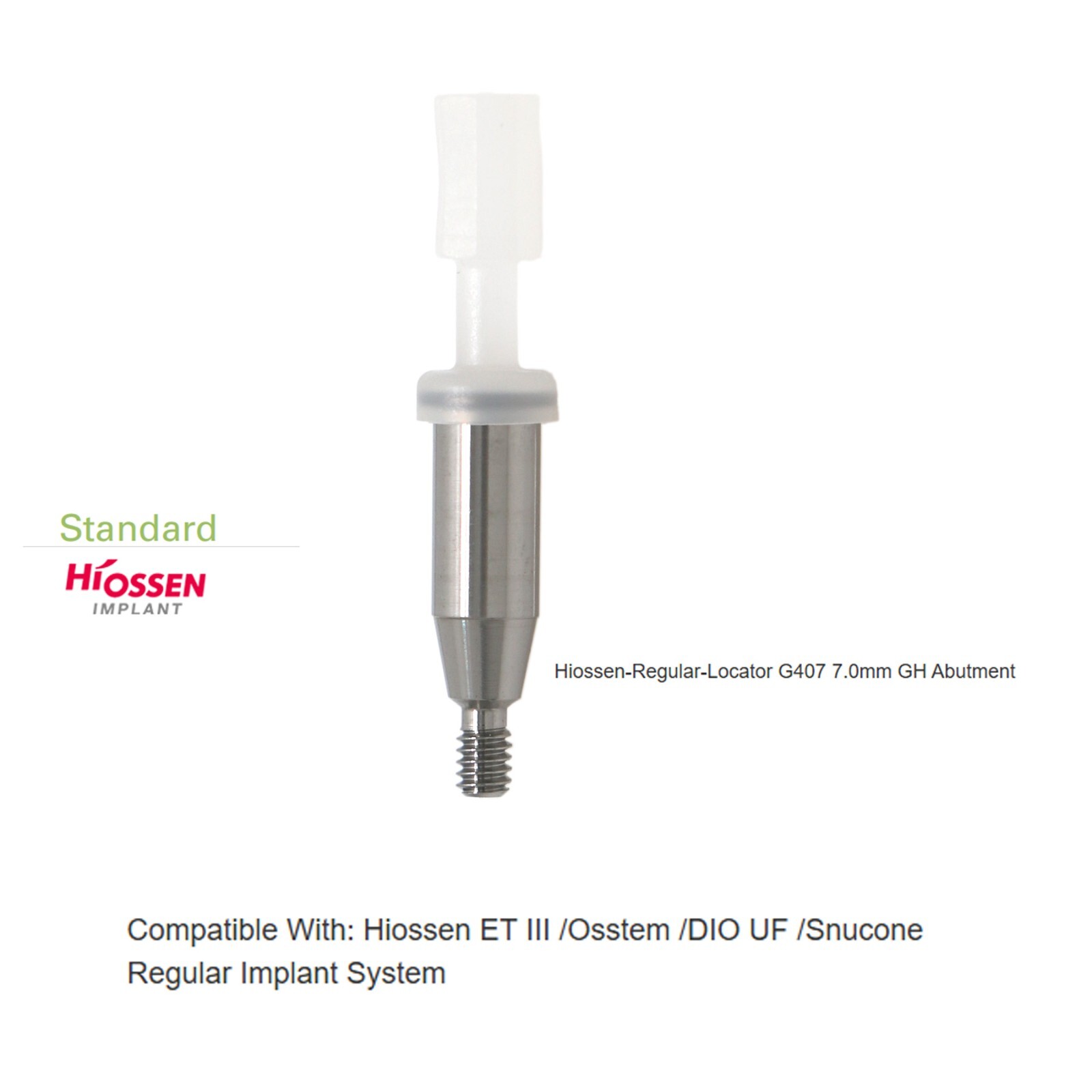 US Implant Locator Attachment Abutment For Hiossen ET Mini/Regular platform