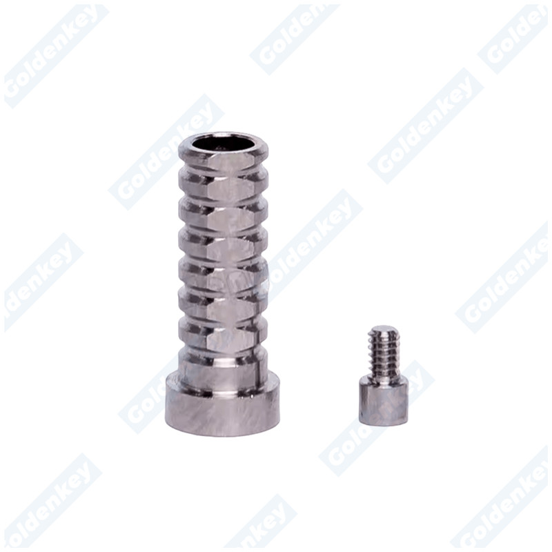 Titanium Sleeve Temporary Cylinder Ti MU Multi Unit 4.8mm Abutment Fit Oss