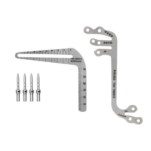 Set of 6 Dental Gauge Implant Surgical Drilling Guide Locator Parallel Depth Pin