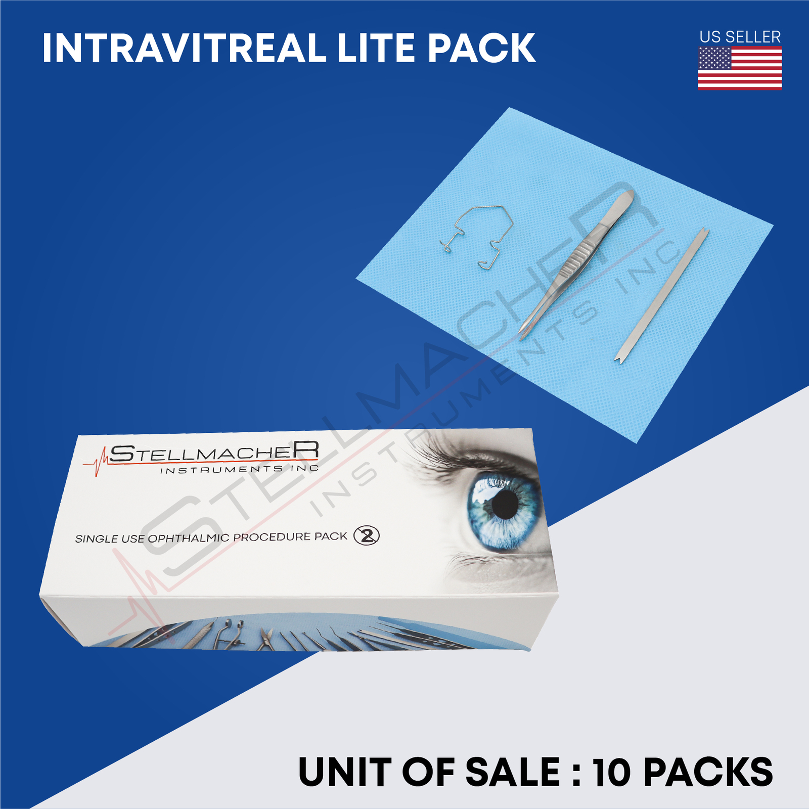 Single Use Intravitreal Lite Procedure Pack – 10 Packs Box