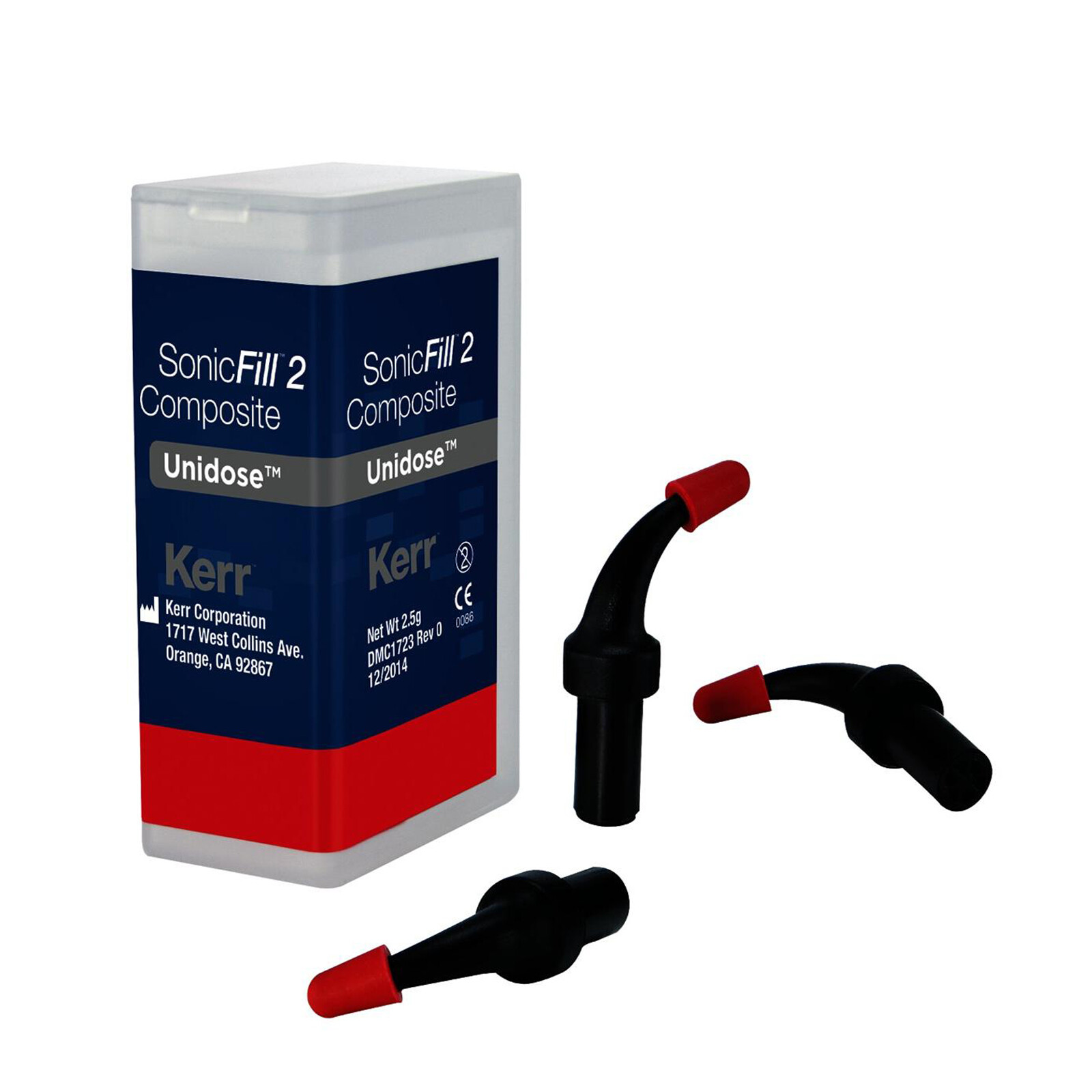 Dental SonicFill 2 bulk fill Composite Material Unidose Refill A2/A3