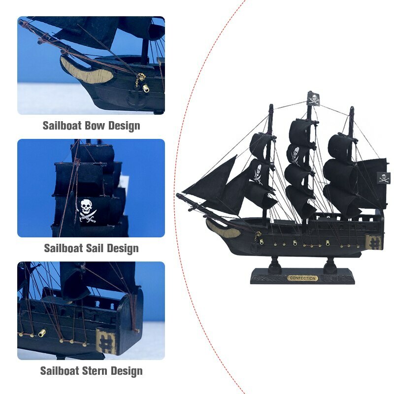 Bateau Miniature lucky k | Modèle de voilier en bois, modèle enfants cadeau