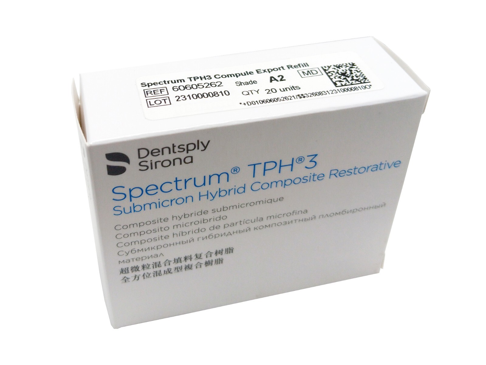 DENTSPLY TPH 3 A2 COMPULES RESTORATIVE COMPOSITE – 20/PK FRESH!!!