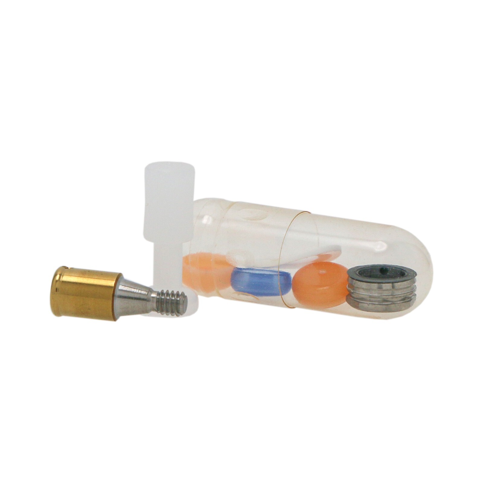 US Hiossen Mini G354 Implant Abutment Set 4mm PEEK Caps Metal Housing ET II/III