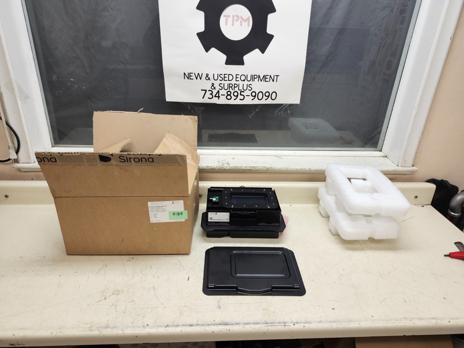 Sirona Dental Primeprint Material Unit Vat & Insert Slot For 3D Print Cartridge